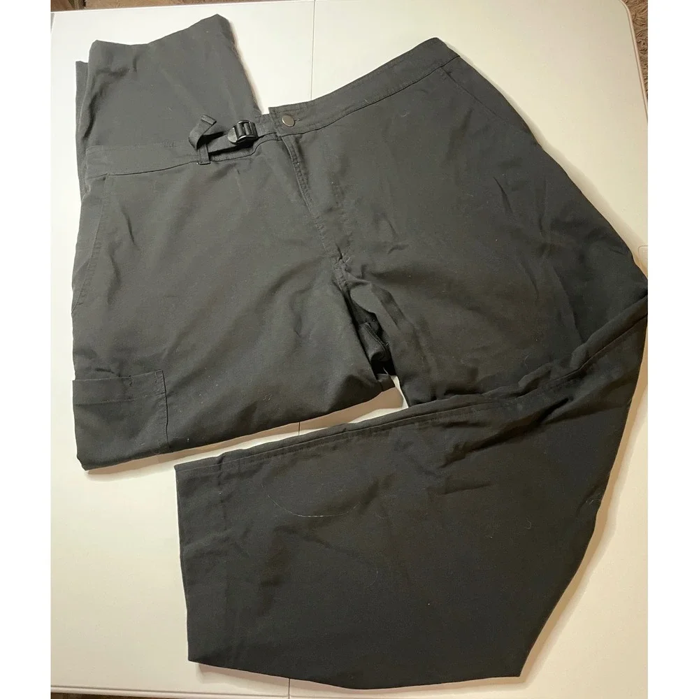 Greys Anatomy Barco Mens XL Black Spandex Stretch Scrub Pants Professional Wear